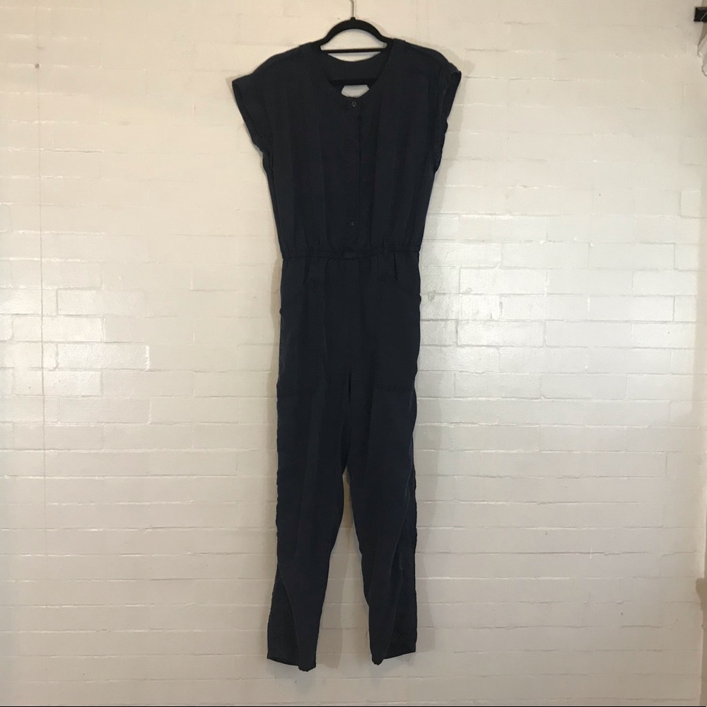 SOLD Hei Hei Navy Blue Jumpsuit Bomber Suit - Picture 4 of 8
